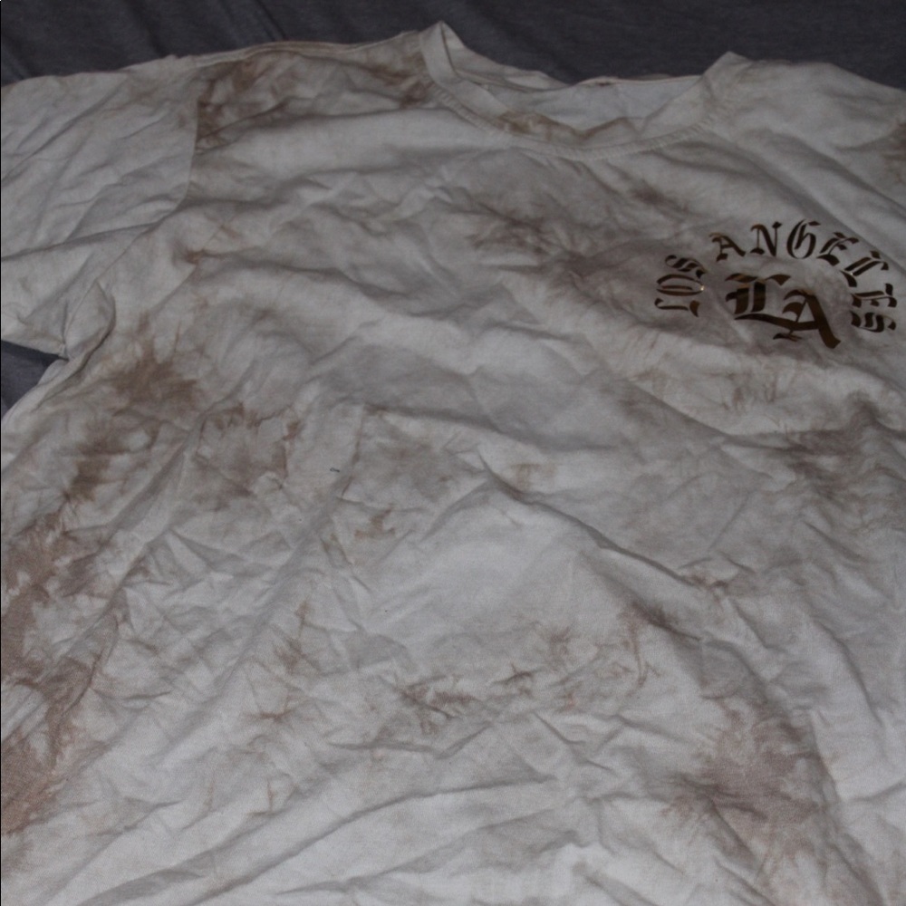 Los Angeles T-shirt with gold